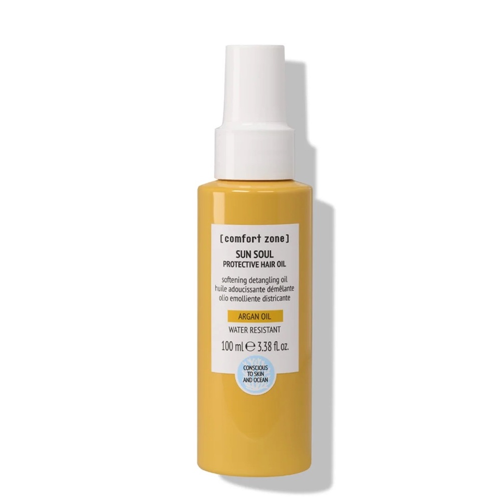 Comfort Zone SUN SOUL PROTECTIVE HAIR OIL softening detangling Summer 3.38 Oz.